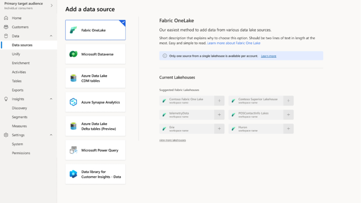 data te ontsluiten vanuit Microsoft OneLake